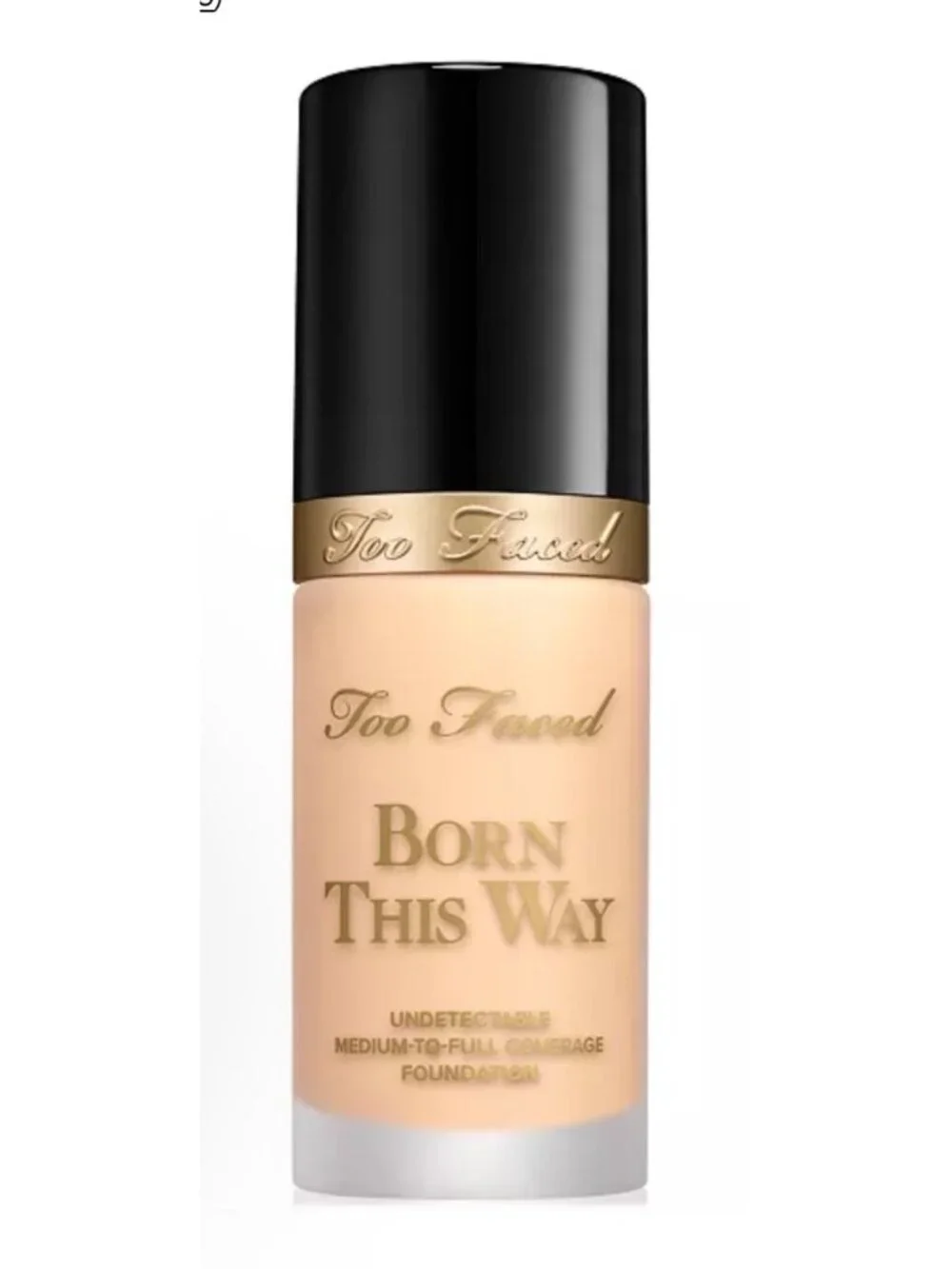 Two Faced Born This Way Warm Nude 1.0 fl oz Oil Free Med / Full Coverage NWB